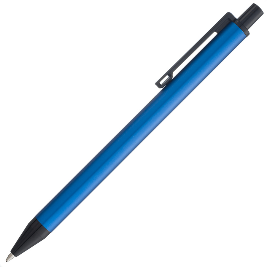 Boligrafo Click Metalic Azul Crown EX18006-A