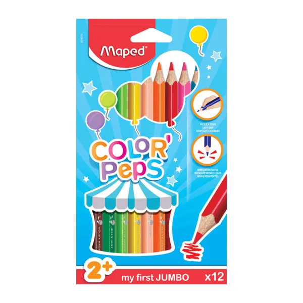 LAPICES DE COLORES STRONG MAPED EN CAJA X12