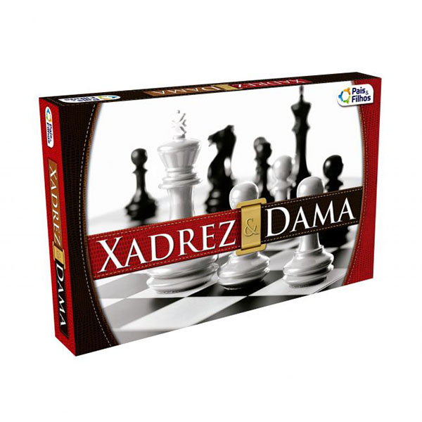 Juego de Mesa Ajedrez y Dama Pais&Filhos 2811