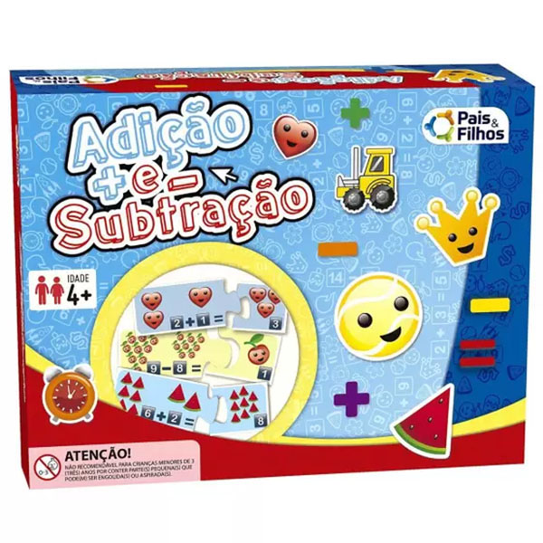 Juego de Suma y Resta 72pcs Pais&Filhos 1259