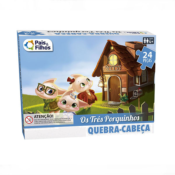 Rompecabeza 3 Cerditos 24pcs Pais&Filhos 2853