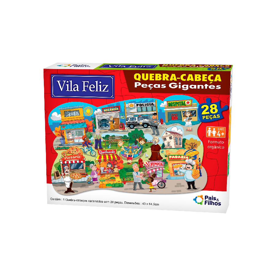 Rompecabeza Villa Feliz 28pcs Pais&Filhos 0990